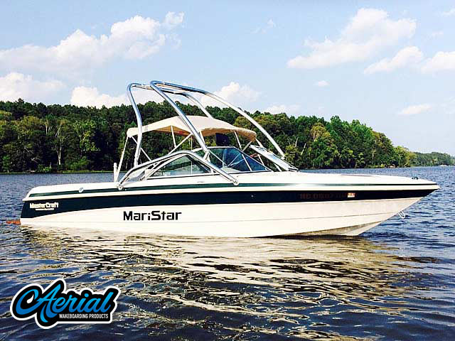 View 1999 Mastercraft Maristar 205 Vrs Boat Wakeboard Airborne Tower