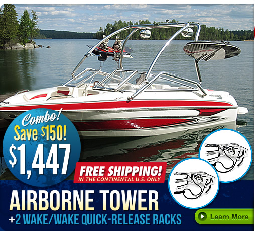 Airborne wakeboard tower sale