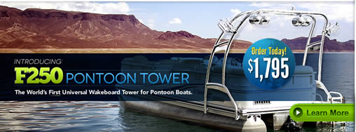 Wakeboard Tower for Pontoon Boats