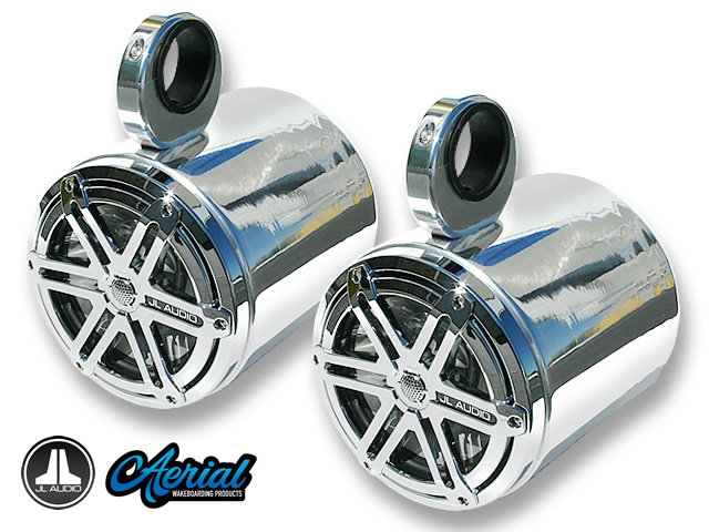 Thumbnail photo of speakers that fit a wakeboard tower