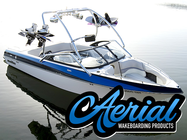 side view of an Aerial wakeboard tower