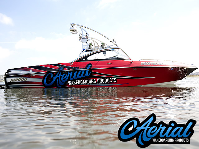 angle view of an Aerial  wakeboard tower