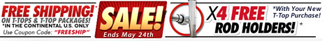 Get 4 Free Rod Holder Plus Free Shipping