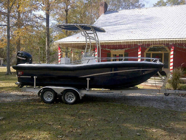 94 Hydrasport 1850CC center console boat with universal ttop by Stryker T-Tops installed